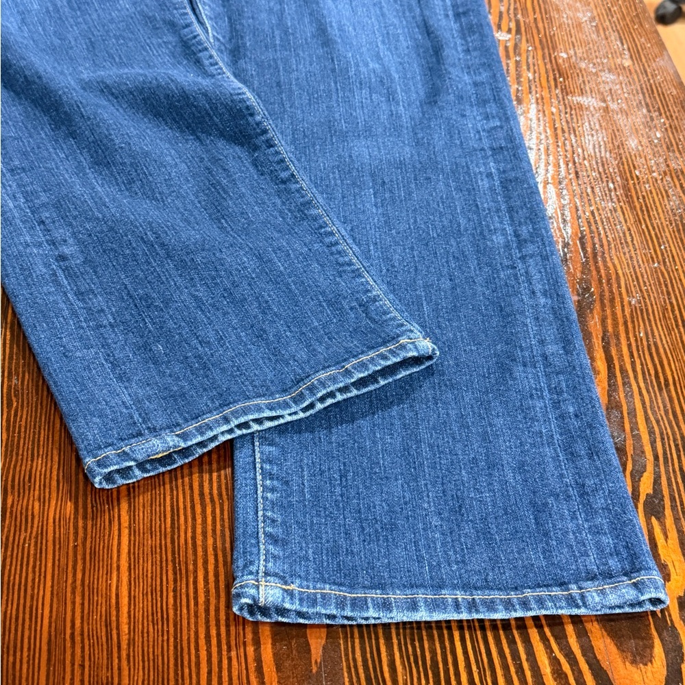 Ag Adriano Goldschmied Men’s Blue “slouchy 
Slim” Straight Jeans 34x32 - Picture 10 of 12
